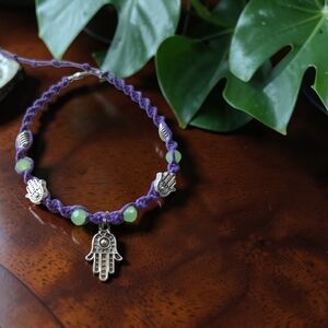 Hamsa Hand Anklet